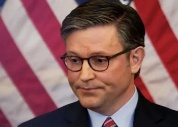 Mike Johnson met by yelling Republicans as fury over broken promise sparks revolt