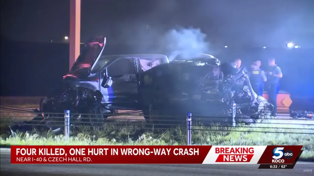Rosario-Cruz was driving early Friday westbound in the eastbound lanes of Interstate 40 in Canadian County, when he struck another vehicle head-on, the Oklahoma Highway Patrol said.