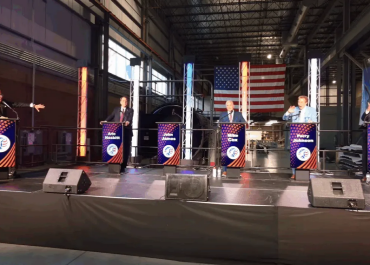 Mics cut multiple times as fiery GOP debate devolves into shouting match