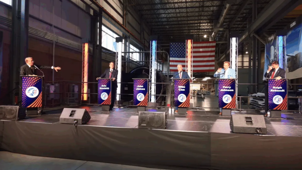 Mics cut multiple times as fiery GOP debate devolves into shouting match