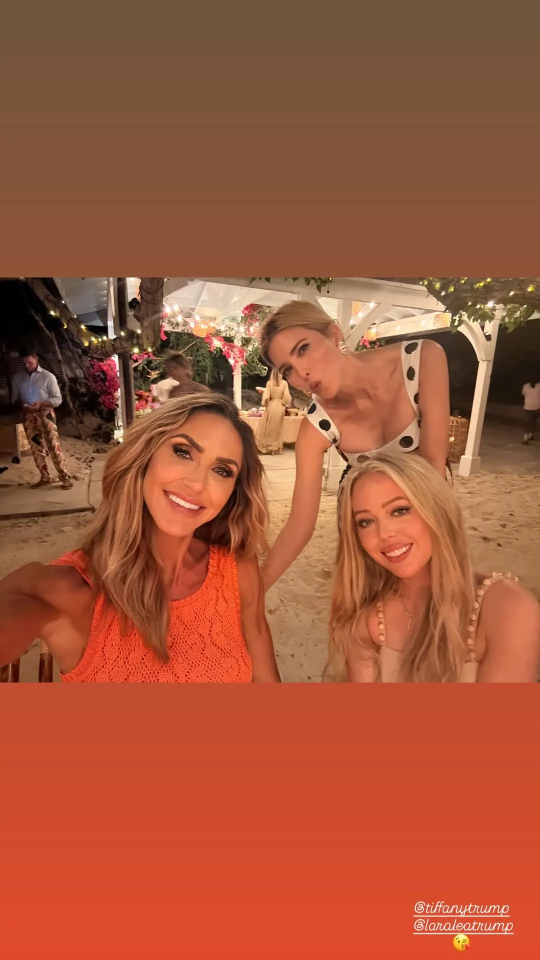 Ivanka Trump, Lara Trump and Tiffany Trump