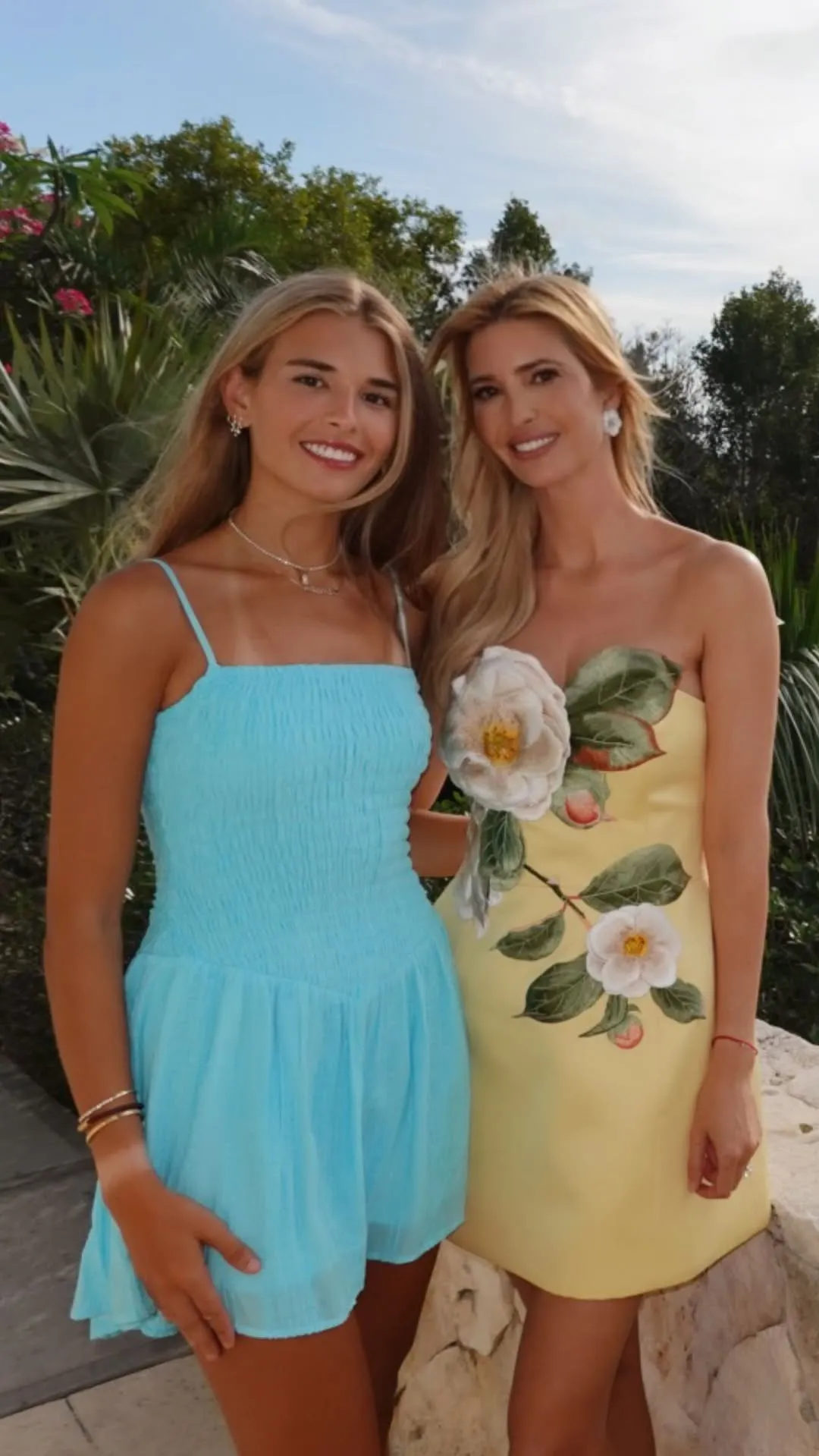 Ivanka Trump and her niece Kai Trump