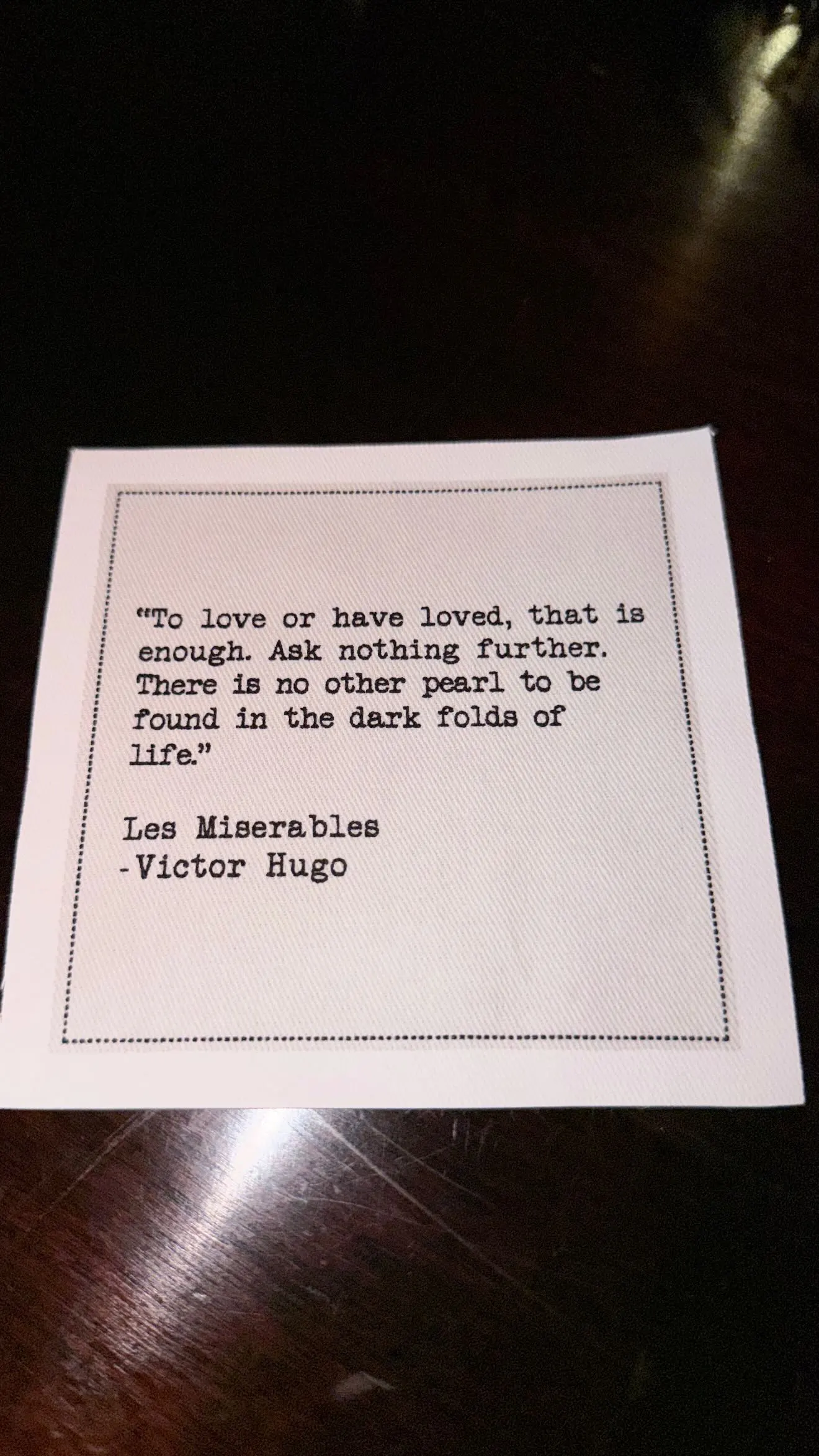 Photo of a quote taken by Ivanka Trump