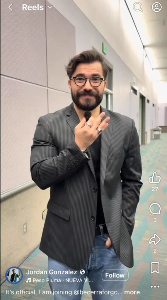 Jay Gonzalez creating campaign content for Xavier Becerra.