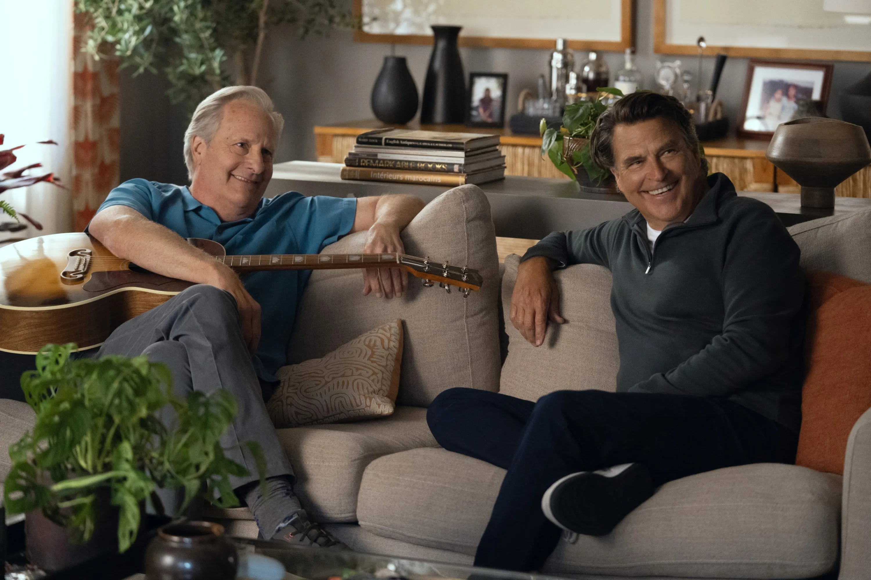 Jeff Daniels and Ted McGinley in 