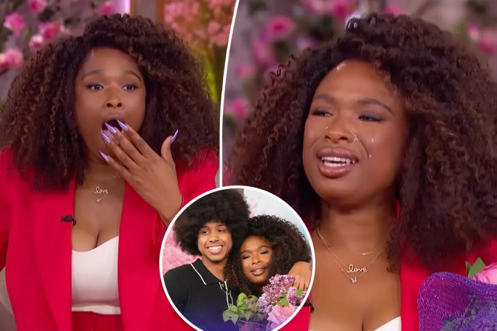 Jennifer Hudson brought to tears by son’s Mother’s Day surprise live on air