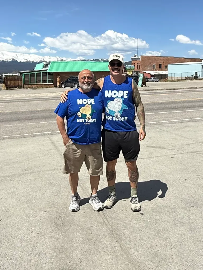 John (left) and Jacob (right) standing together in Canyon City, Colorado.