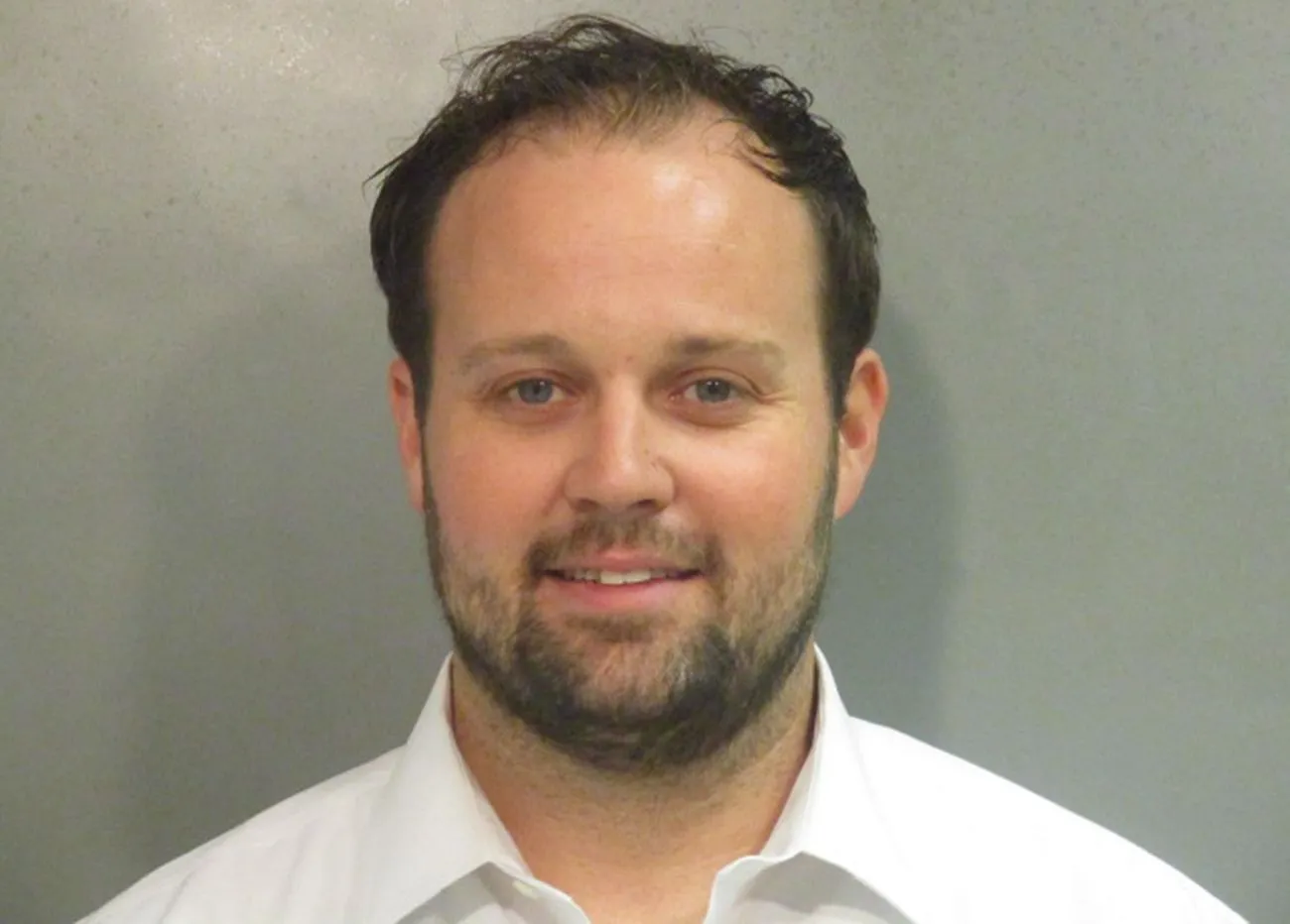 Mugshot of Josh Duggar.