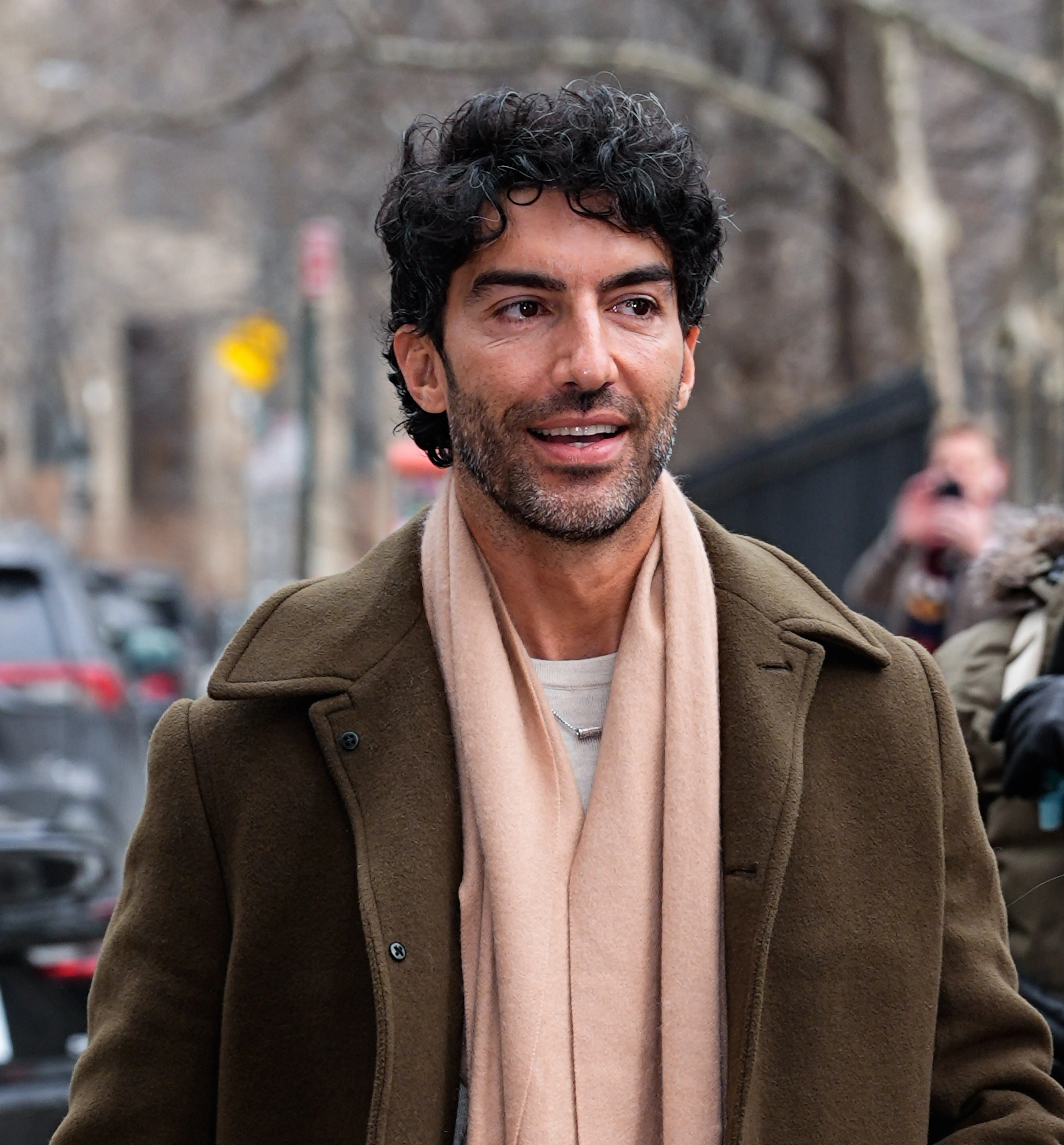 Justin Baldoni arrives in New York for his trial against Blake Lively.