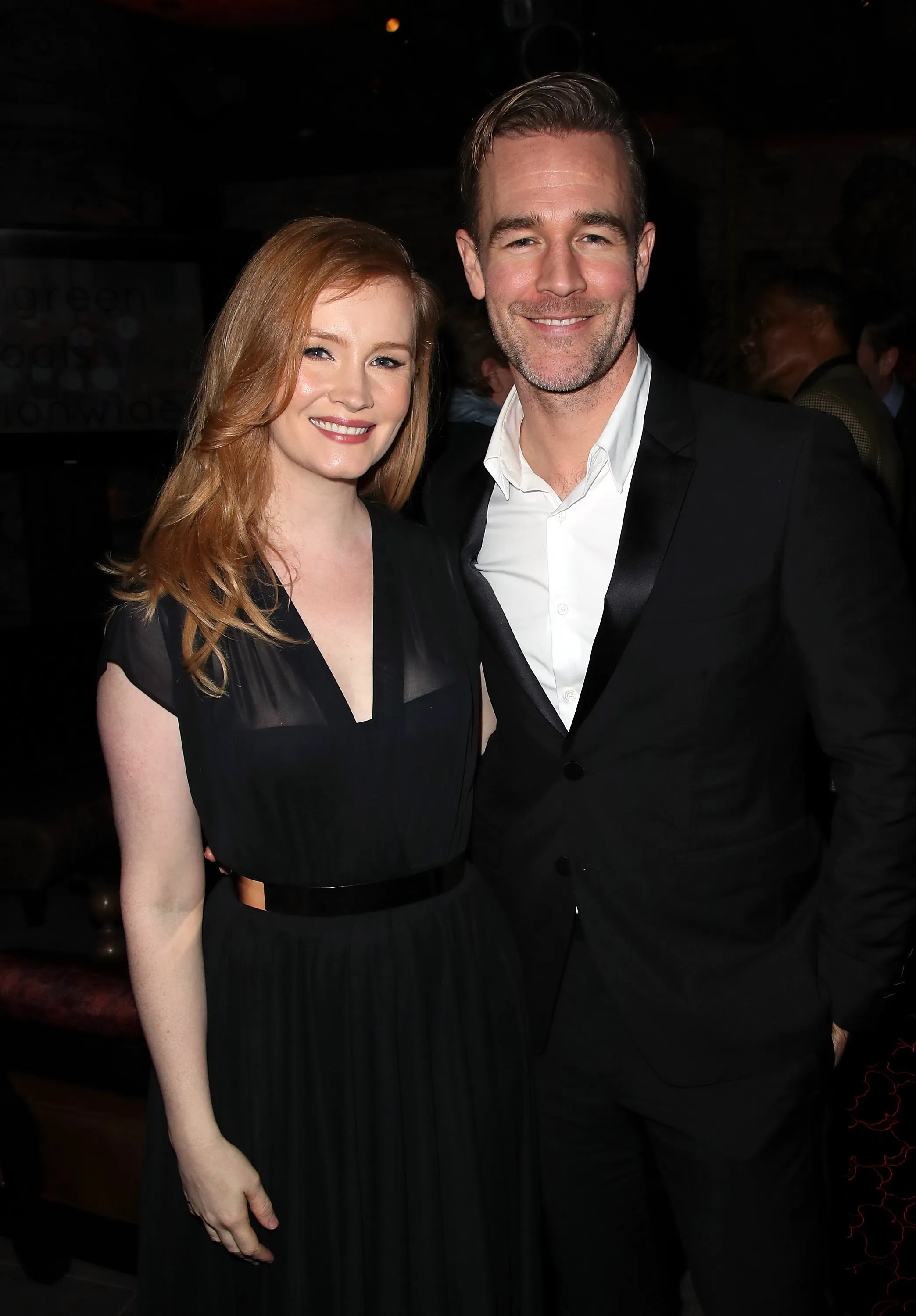 Kimberly Brook and James Van Der Beek attending the 14th Annual Global Green Pre-Oscar Gala.