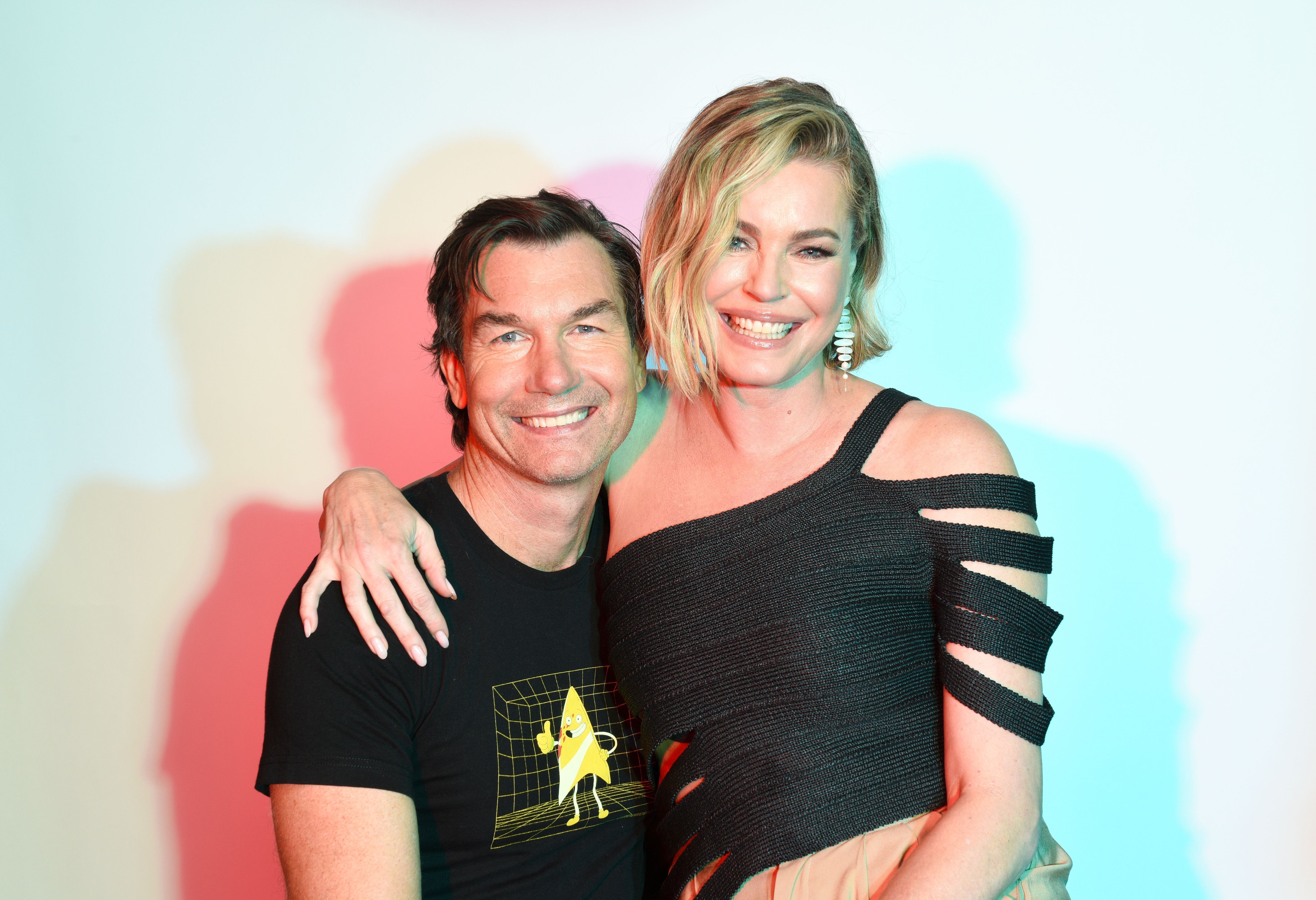 Jerry O'Connell and Rebecca Romijn.
