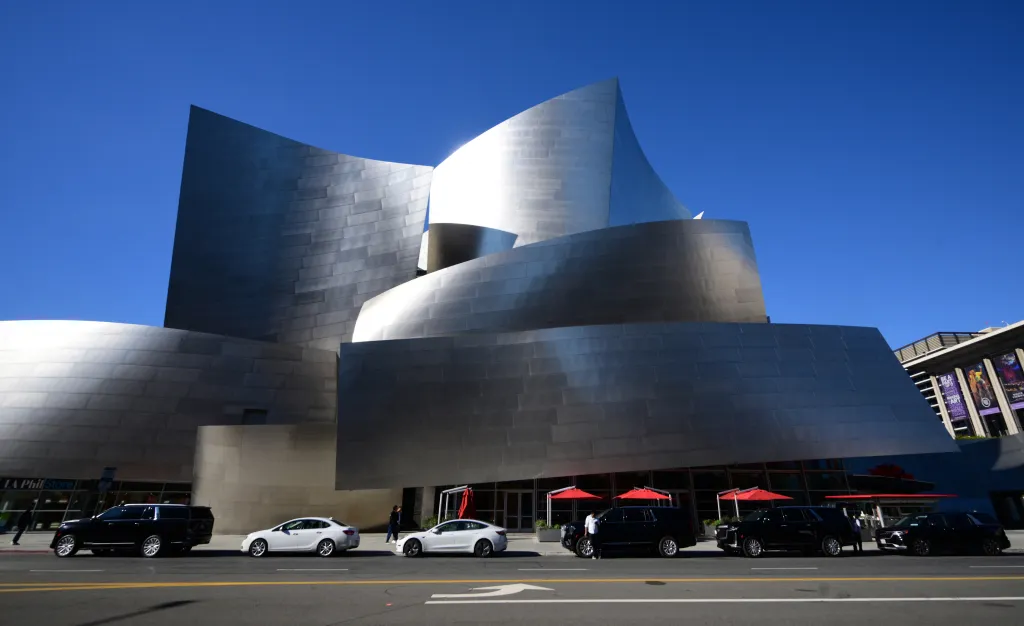 Gehry designed the Walt Disney Concert Hall in downtown Los Angeles.