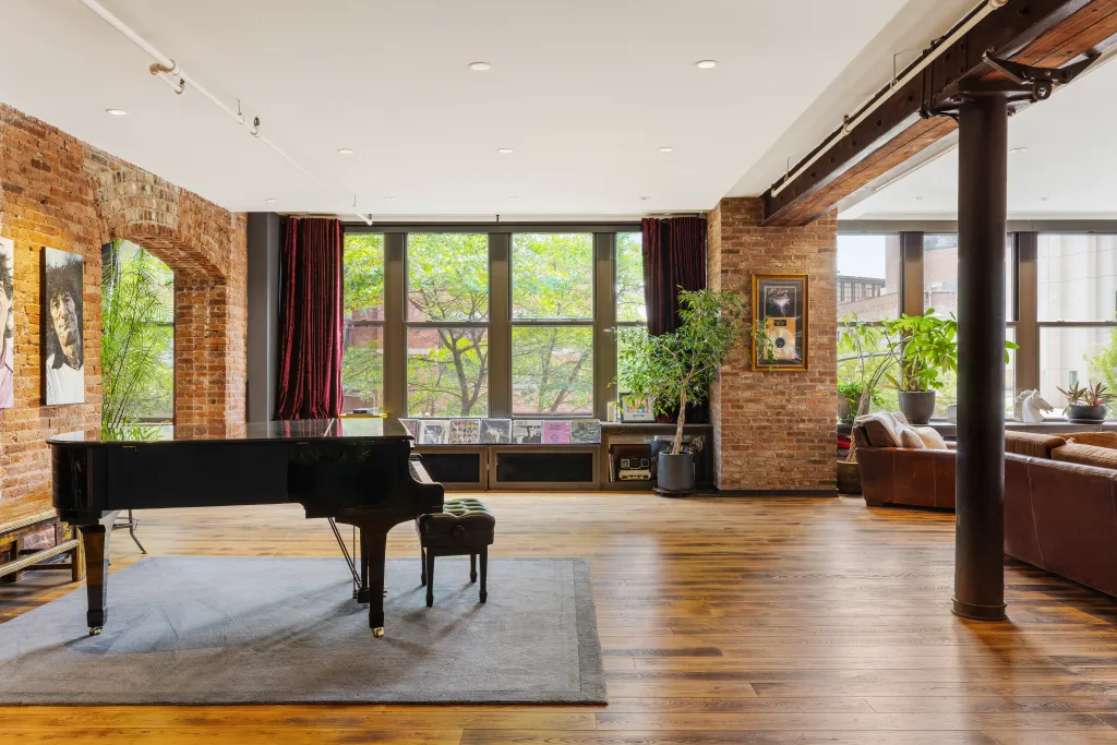 The nearly 7,000-square-foot residence, dubbed “Loft345,” was created by combining three separate units over several years before being completed around 2012.