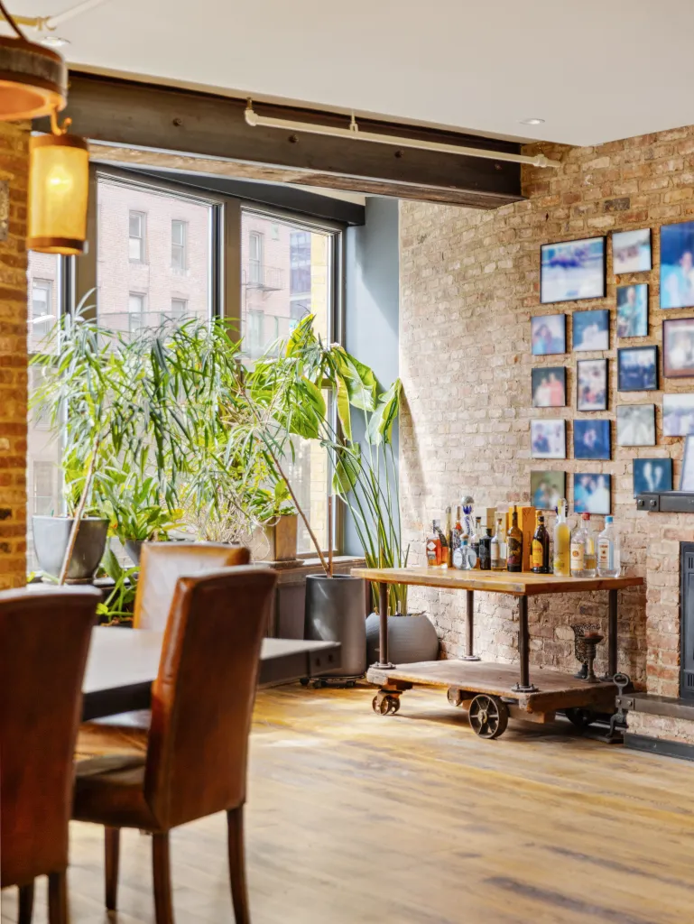 The building sits at the crossroads of the West Village and Meatpacking District near the High Line, Chelsea Market, Soho House and the Whitney Museum.