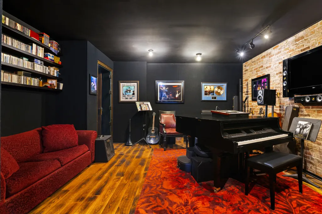 According to the broker, the owners also plan to leave behind all of the apartment’s collectible furnishings and industrial artifacts for the future buyer.