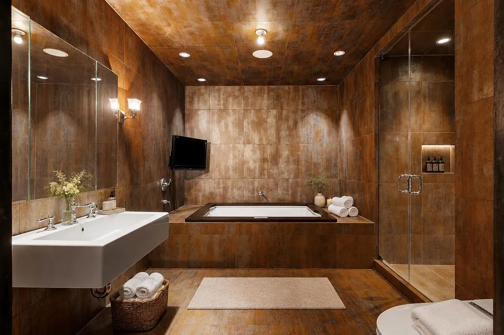 One of 2.5 bathrooms. 