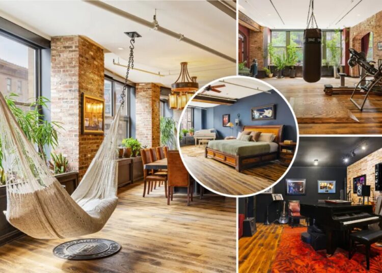 The largest 2-bedroom apartment in Manhattan’s history lists for $25M — with a 1,000-square-foot gym