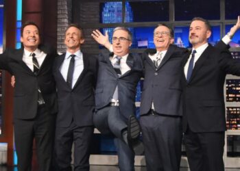 Late Night Used to Be a Bloodsport. Colbert’s Exit Shows It’s Now a Group Project