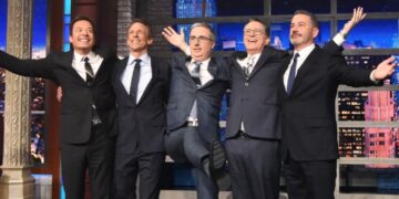 Late Night Used to Be a Bloodsport. Colbert’s Exit Shows It’s Now a Group Project