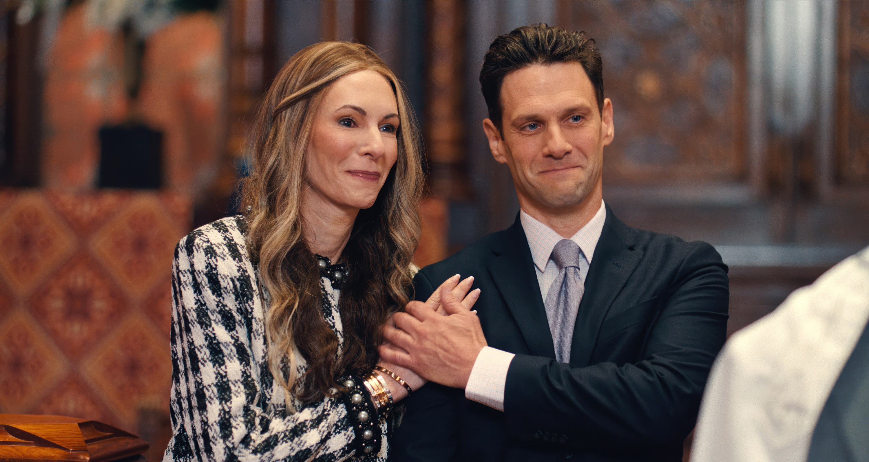 Jill Kargman and Justin Bartha.
