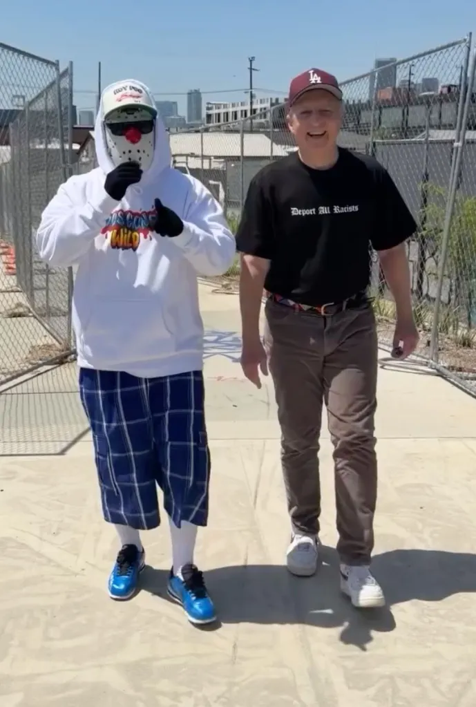 FOOS GONE WILD and Tom Steyer posing together.