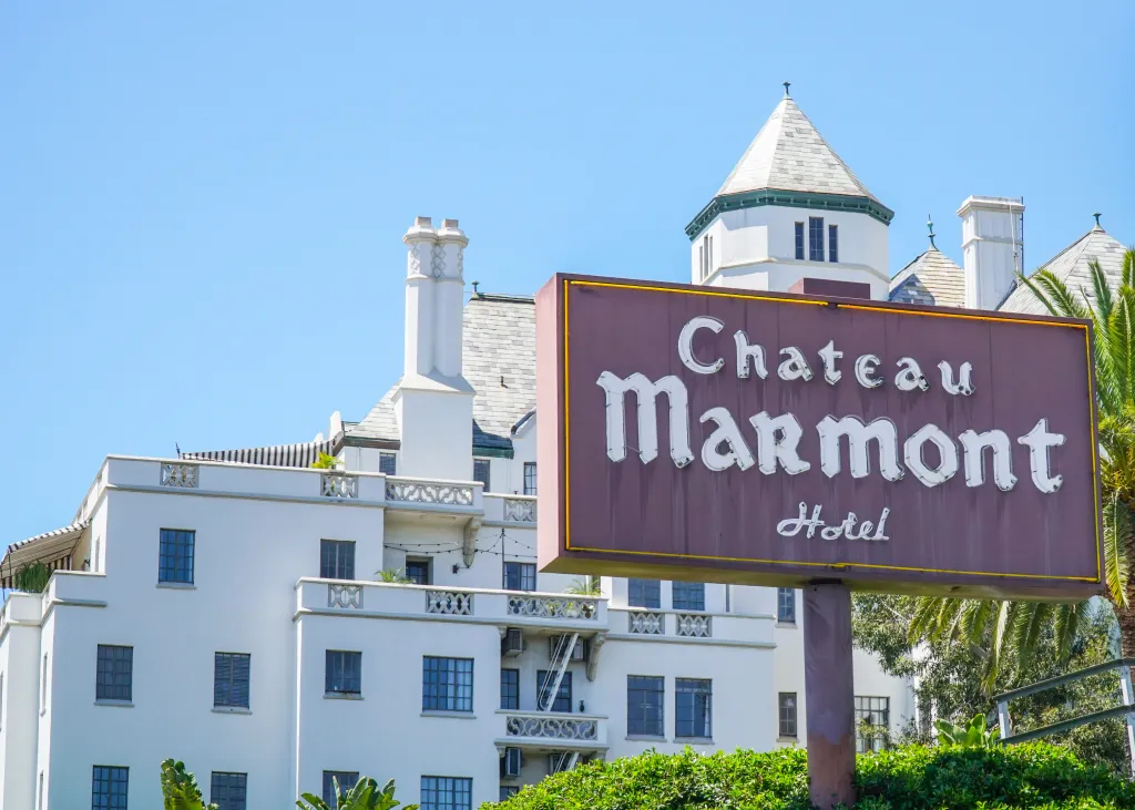 The Chateau Marmont hotel in West Hollywood, Calif., where Brooke Baldwin said she woke up on a bathroom floor after losing memory of much of the previous night.