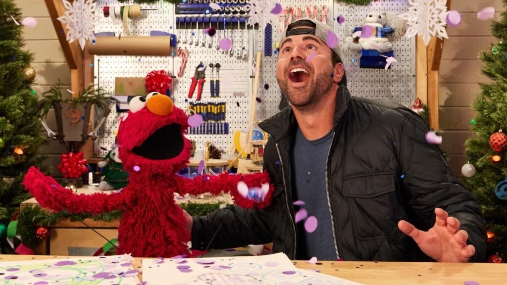 Elmo and Mark Rober