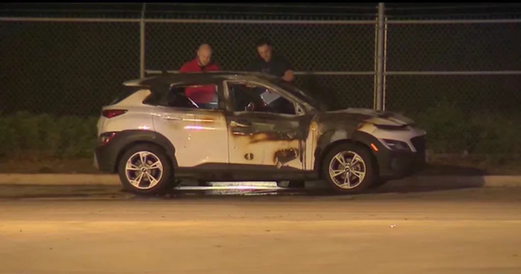 The children were discovered inside a charred white Hyundai SUV after police and firefighters responded to a vehicle fire in a parking lot behind a San Antonio warehouse