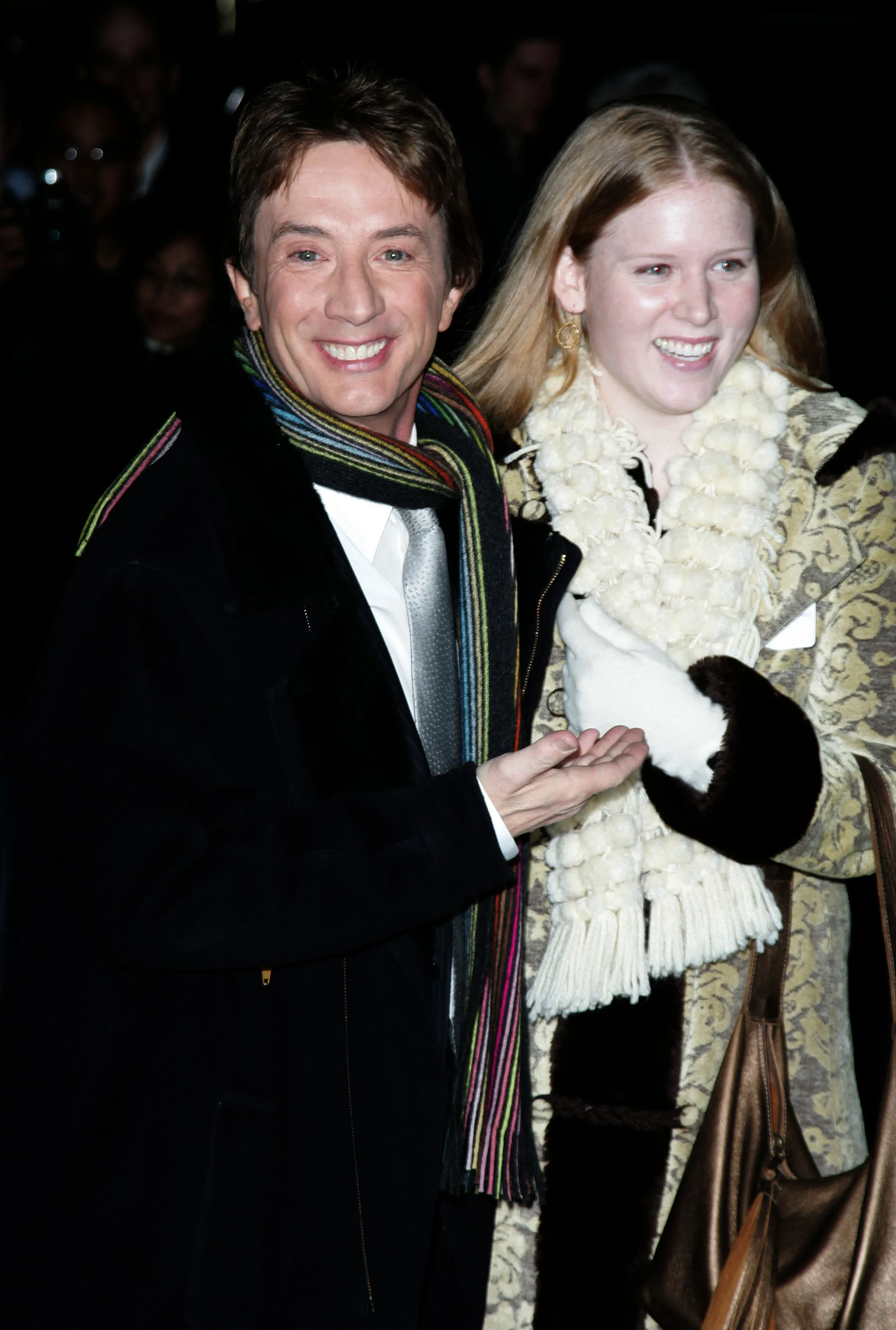 Martin Short and his daughter Katherine Marcia Short smiling.