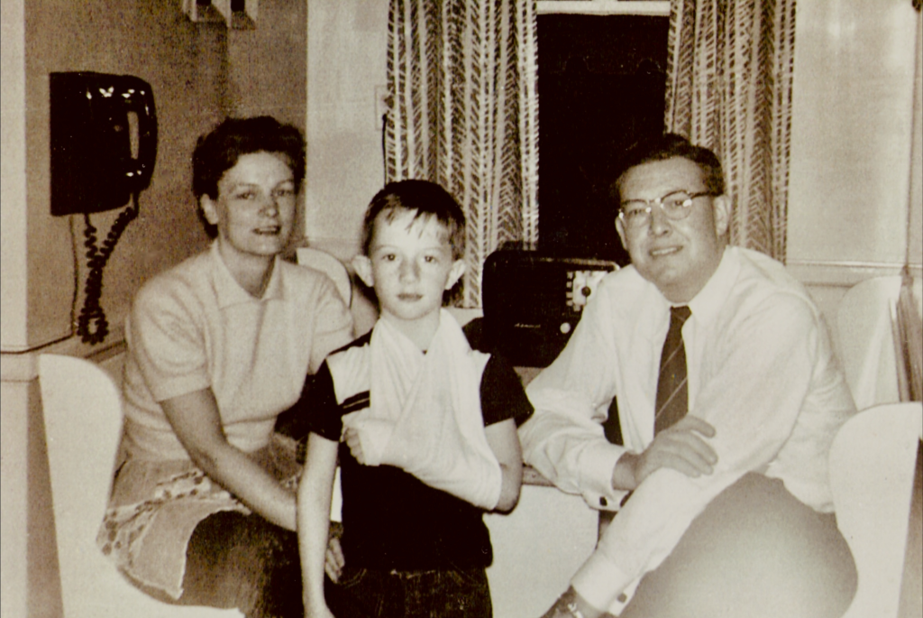 Martin Short with his parents, Charles Short and Olive Short.