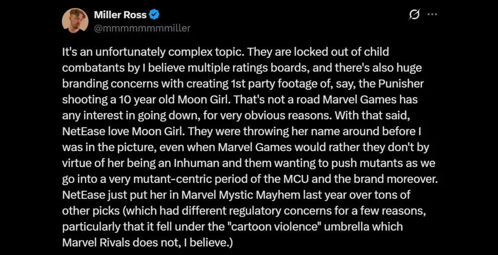 Marvel Rivals Leaker Moon Girl