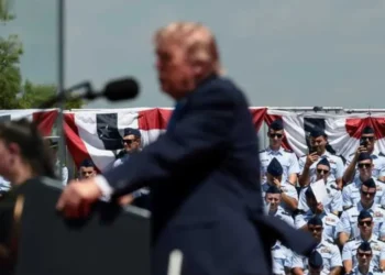 ‘I hate good-looking men’: Trump’s Coast Guard speech goes off the rails
