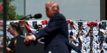 ‘I hate good-looking men’: Trump’s Coast Guard speech goes off the rails