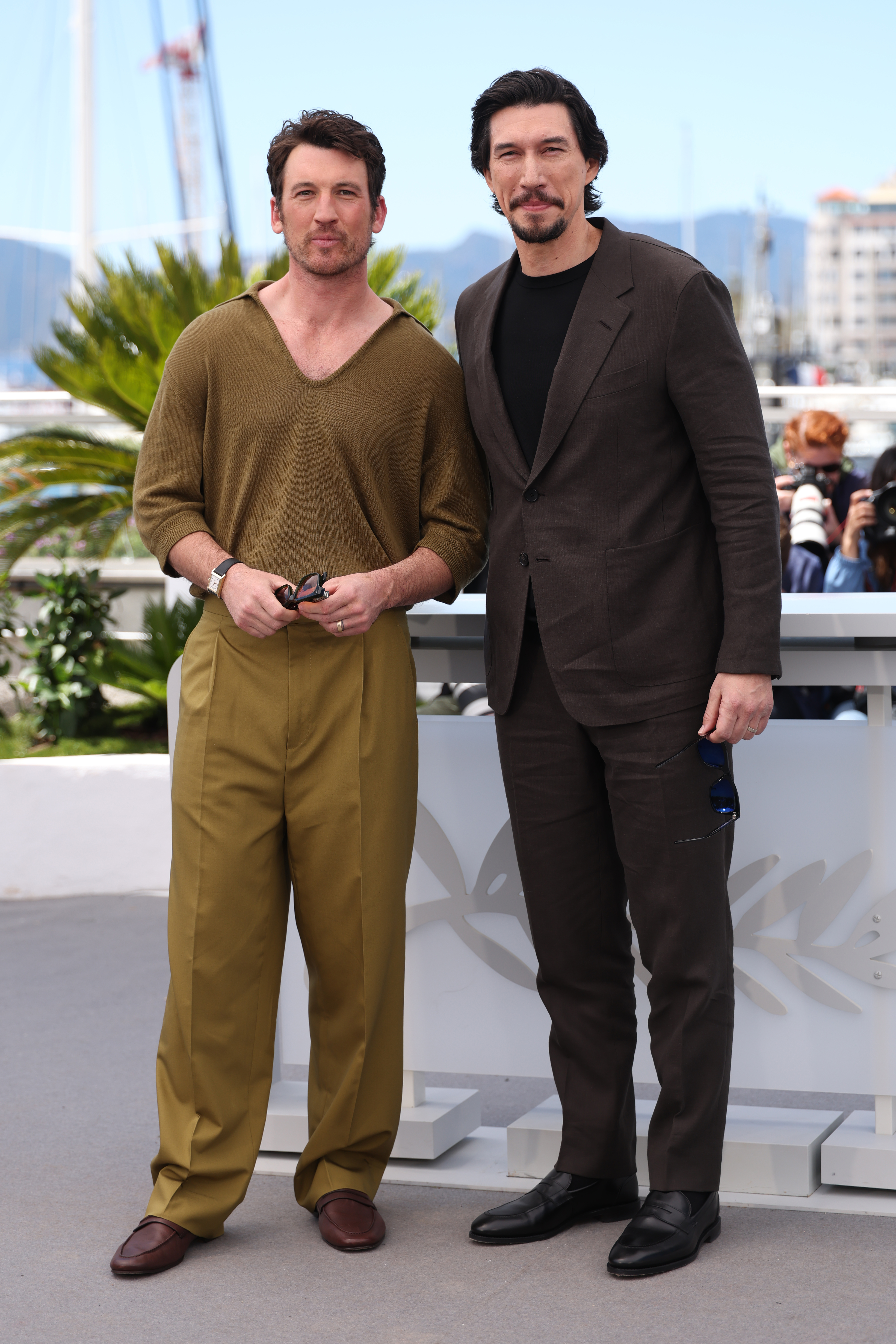 Miles Teller and Adam Driver.