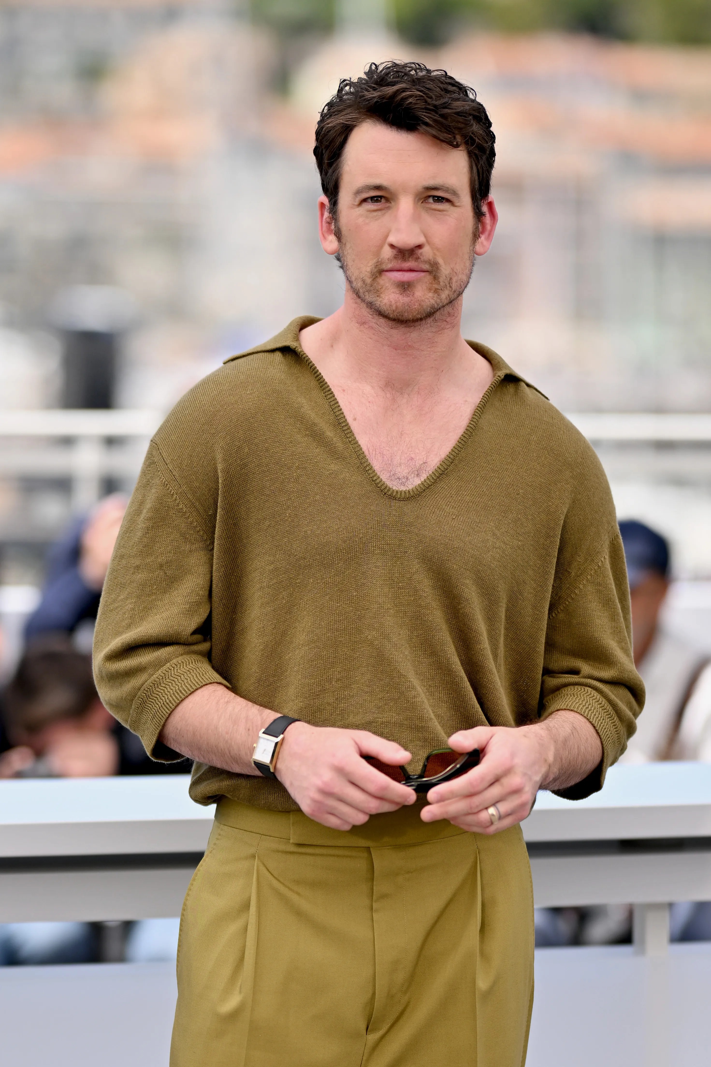 Miles Teller poses during the 