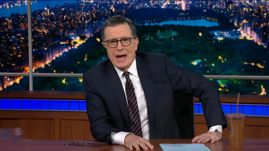 Stephen Colbert hosting 