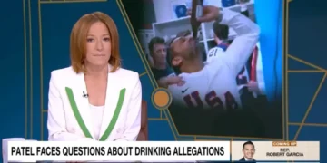 Jen Psaki mocks Patel with supercut of clips bragging about his drinking