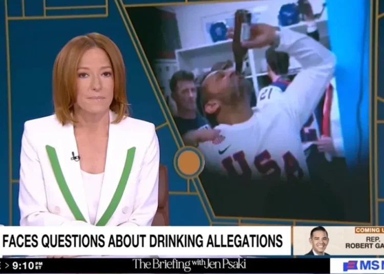 Jen Psaki mocks Patel with supercut of clips bragging about his drinking