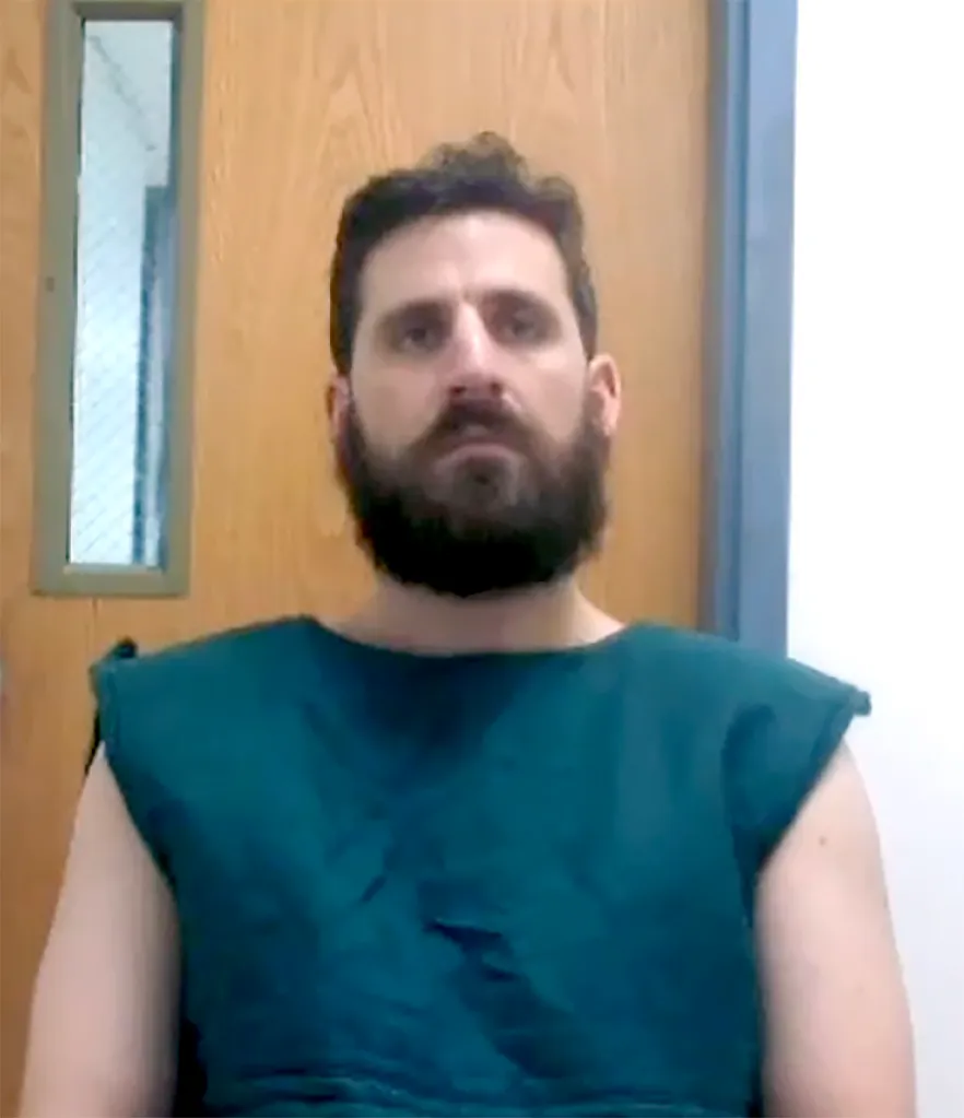 Murder suspect Matthew Hertgen in court.