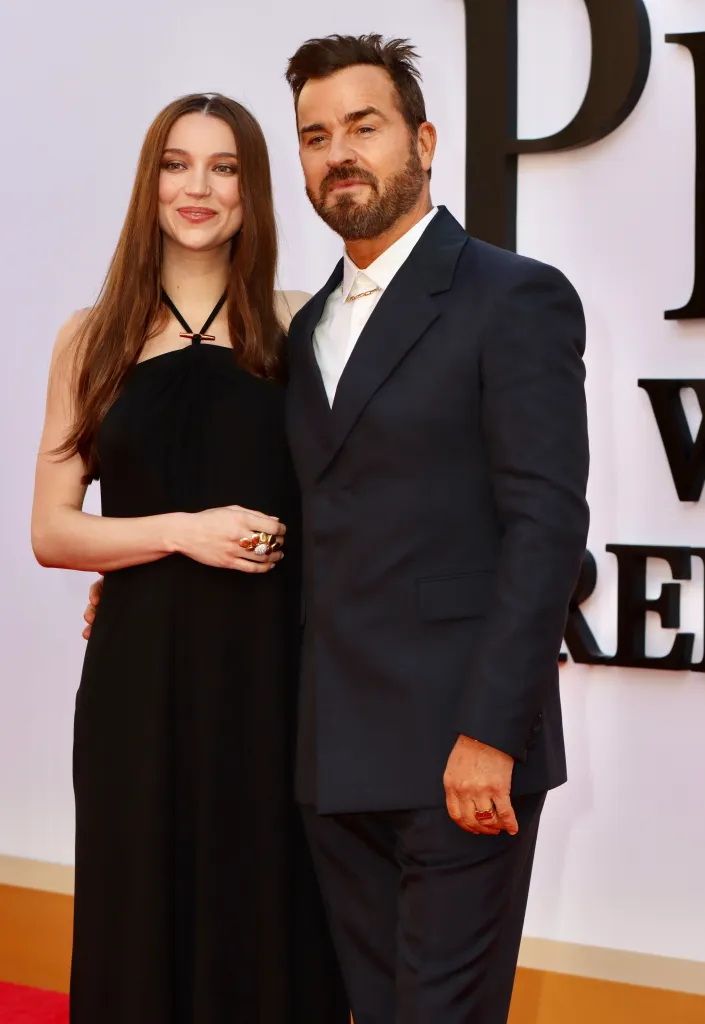 Justin Theroux and Nicole Brydon Bloom at ''The Devil Wears Prada 2'' New York Premiere.