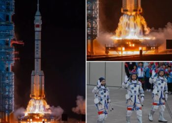 China launches Shenzhou 23 spacecraft with 1 of 3 astronauts set for yearlong stay