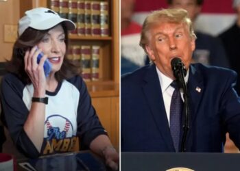 Trump mocks ‘nice woman’ Kathy Hochul’s groveling phone calls