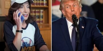 Trump mocks ‘nice woman’ Kathy Hochul’s groveling phone calls