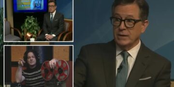 Stephen Colbert hosts Michigan public access broadcast with rocker Jack White — night after final ‘Late Show’ episode