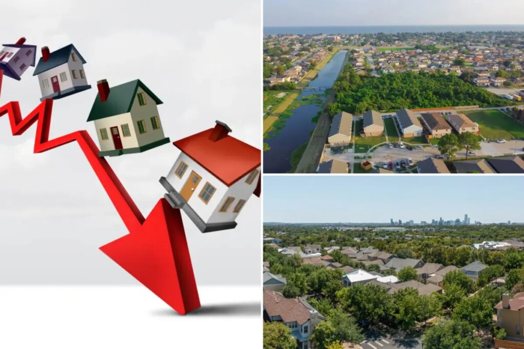 House prices will plummet in these 300 US housing markets, study finds