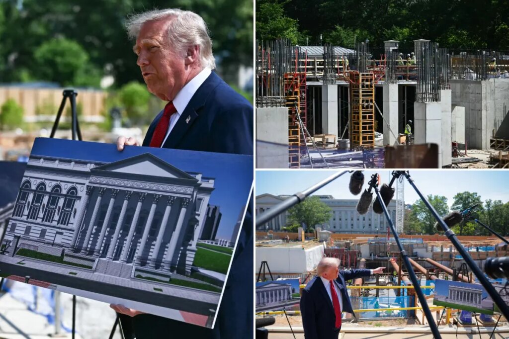 Trump shows off ‘impenetrable’ White House ballroom’s security features — including drone port