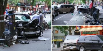 Out-of-control NYC driver plows into group of men on sidewalk, killing 2
