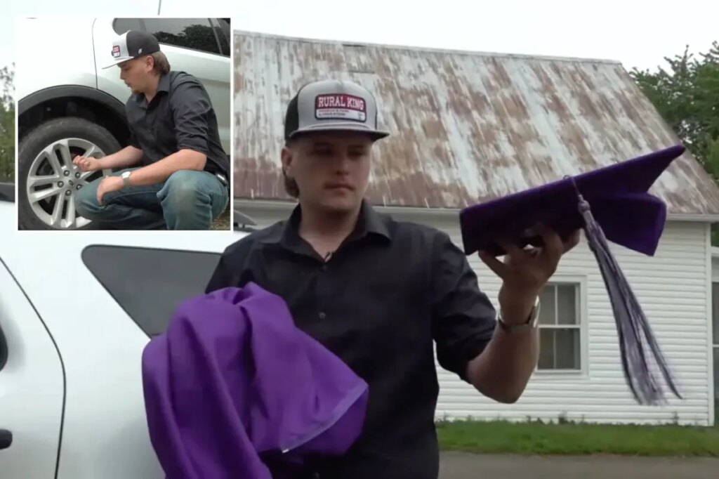 Ohio high school senior barred from walking at graduation after car trouble made him late to rehearsal