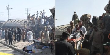 Deadly suicide blast rips through Pakistan train route, killing at least 23