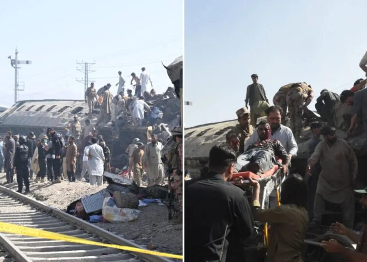 Deadly suicide blast rips through Pakistan train route, killing at least 23